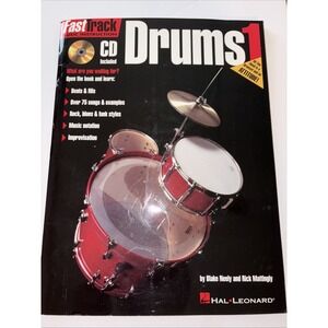 FastTrack Music Instruction Drums 1 Book with CD Hal Leonard Neely Mattingly